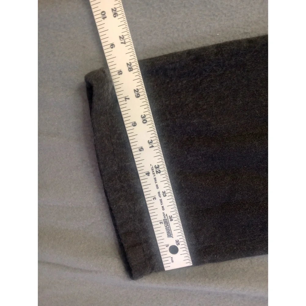 Adriano Goldschmeid AG Graduate Pants Mens 33x27 Black Wool Blend Tailored Leg
